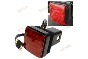 16 LED Brake Light Trailer Hitch Cover Fit Towing & Hauling 2" Receiver